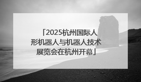 2025杭州国际人形机器人与机器人技术展览会在杭州开幕